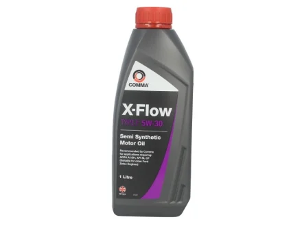 Моторна олива X-FLOW (1L) 5W30 API CF SL ACEA A5 B5 COMMA X-FLOW F 5W30 SEMI.1L
