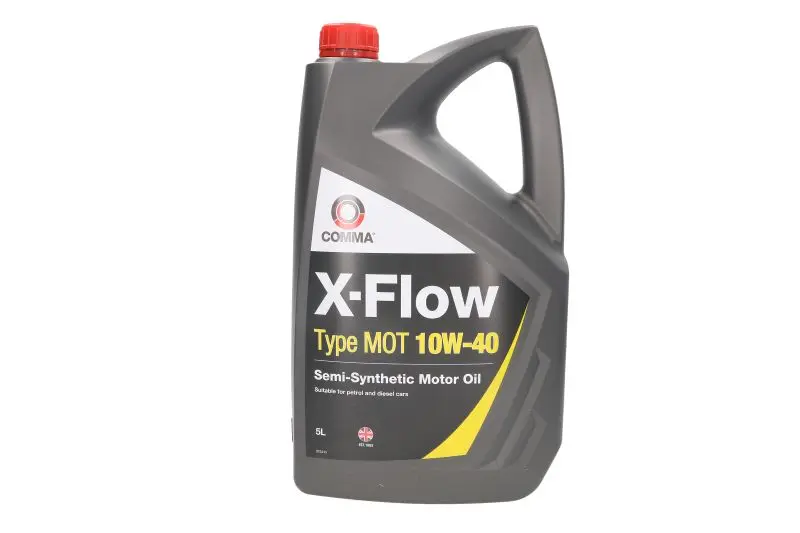 Моторна олива X-FLOW (5L) 10W40 (підходить для дизельних та бензинових двигунів) COMMA X-FLOW MOT 10W40 5L (фото 1)