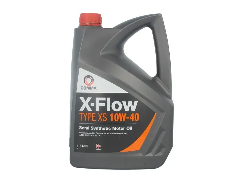Моторна олива X-FLOW (4L) 10W40 API CF SL ACEA A3 B3 COMMA X-FLOW XS 10W40 SEMI. 4L (фото 1)