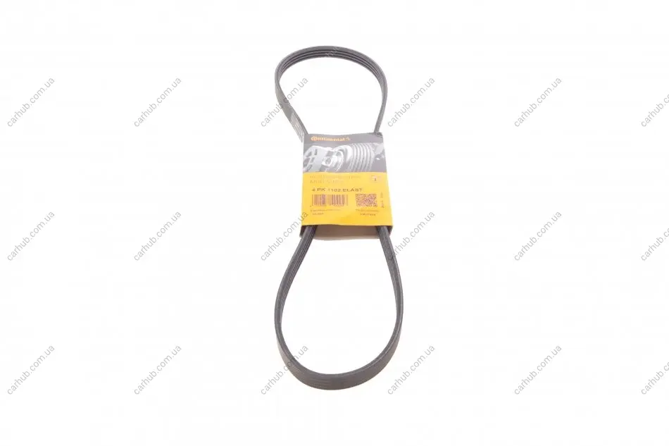 Ремінь генератора Citroen Jumper/Fiat Ducato/Peugeot Boxer 3.0HDi/D 06- CONTINENTAL Contitech 4PK1102 ELAST (фото 1)