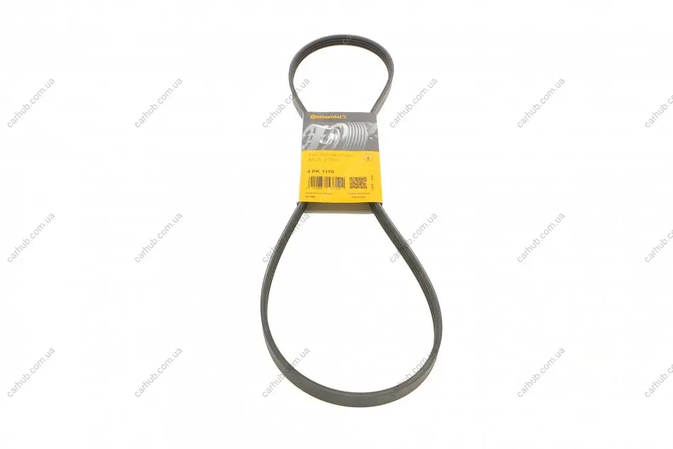 Ремінь генератора Toyota Yaris 1.5/1.3 00- CONTINENTAL Contitech 4PK1170 (фото 1)