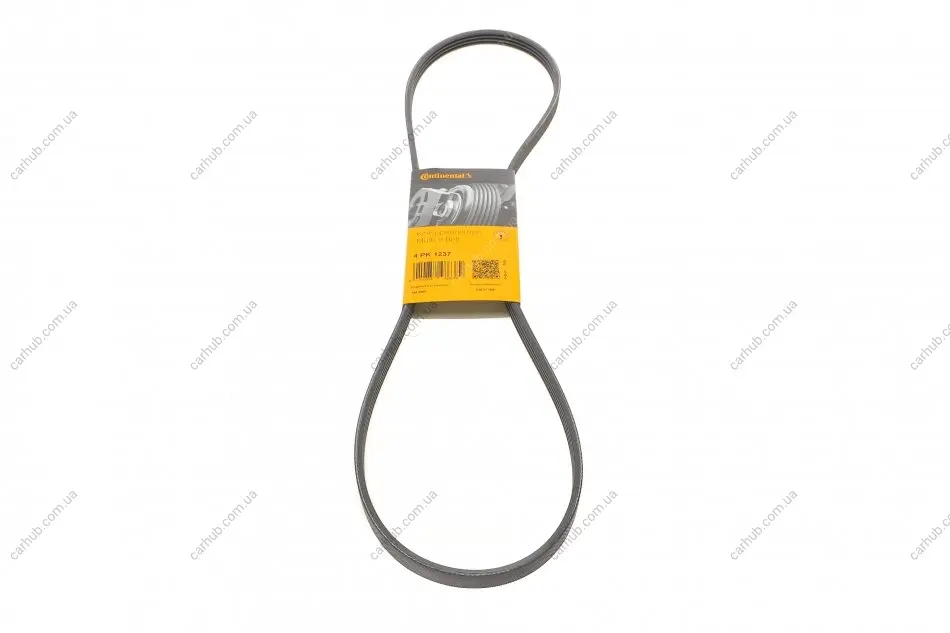 Ремінь генератора Renault Kangoo/Clio 1.4 97-/VW Passat 2.5TDI 98-05/Audi A4/A6/A8 2.5TDI 97-05 CONTINENTAL Contitech 4PK1237 (фото 1)