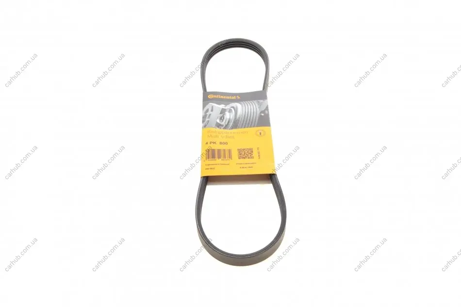 Ремінь генератора Honda Civic VI/Nissan Primera/Citroen Berlingo 1.4-1.6 16V 94-05 CONTINENTAL Contitech 4PK800 (фото 1)