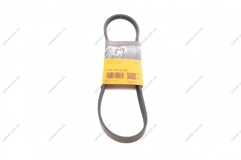 Ремінь генератора BMW 3 (E90)/5 (E60)/7 (E65/E66/E67) 2.5/3.0D 02-11 (4PK850) CONTINENTAL Contitech 4PK850 ELAST (фото 1)