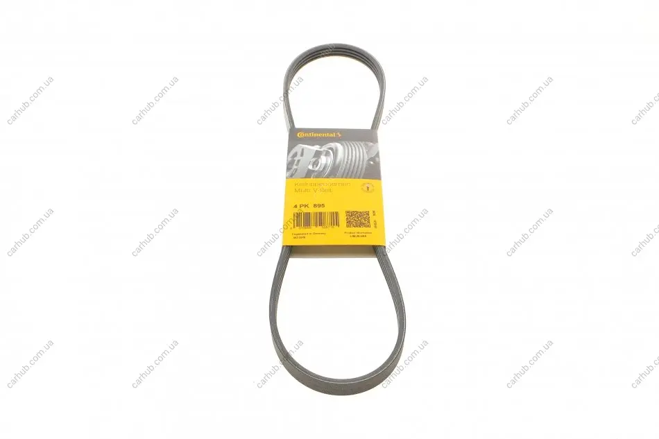 Ремінь генератора Honda CR-V 2.0 16V 4WD 95-02/Subaru Forester/Impreza/Legacy 1.5-2.5 92-09 CONTINENTAL Contitech 4PK895 (фото 1)