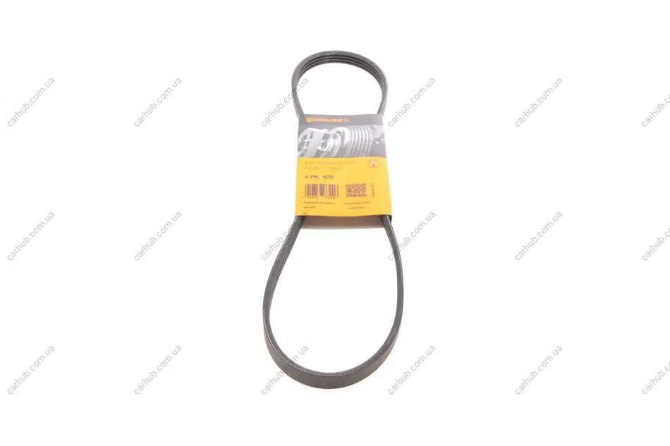 Ремінь генератора Toyota Yaris 99-14/Corolla 92-95/Mazda Premacy 99-05/626 91-02/323 98-04 Contitech 4PK920 (фото 1)