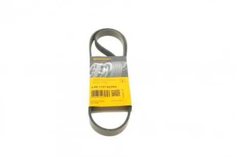 Ремінь генератора Volvo S40/S60/S80/V40/V60/V70/XC60/XC70 00- (5PK1121) CONTINENTAL Contitech 5PK1121 EXTRA