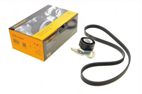 Комплект ременя генератора Renault Clio/Megane/Scenic/Nissan Almera/Micra/Kubistar 1.5 dCi 03- Contitech 5PK1135K2