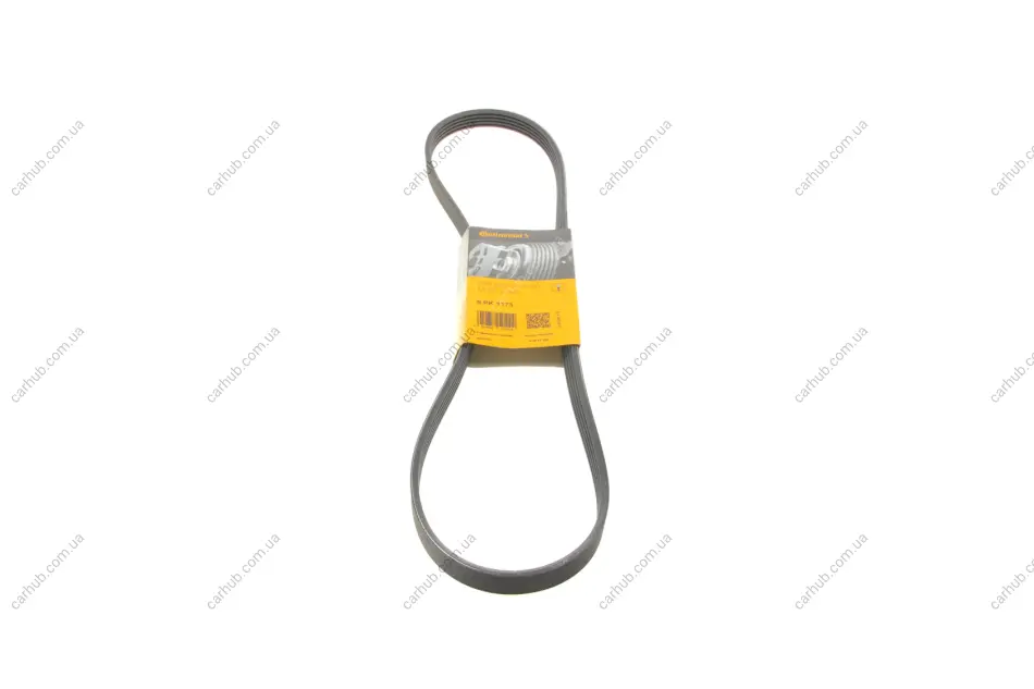 Поліклиновий ремінь (5PK1173) ABARTH 500 / 595 / 695, 500C / 595C / 695C FIAT PUNTO LAND ROVER RANGE ROVER SPORT I 1.2-5.0 09.99- Contitech 5 PK 1173 (фото 1)