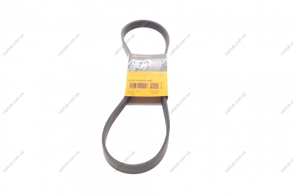 Ремінь генератора Ford Fiesta VI/Mondeo IV 08- CONTINENTAL Contitech 6PK1029 ELAST (фото 1)
