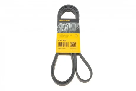 Ремінь генератора MB Vito OM601/602 (AC)/ M111 (PS) CONTINENTAL Contitech 6PK2020