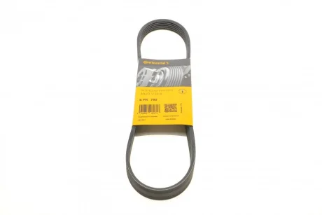 Поліклиновий ремінь (6PK780) LAND ROVER DEFENDER, DISCOVERY V, RANGE ROVER IV, RANGE ROVER SPORT II SEAT CORDOBA, IBIZA III SKODA FABIA I, FABIA I PRAKTIK, FABIA II, ROOMSTER 1.0-3.0H 04.99- Contitech 6 PK 780