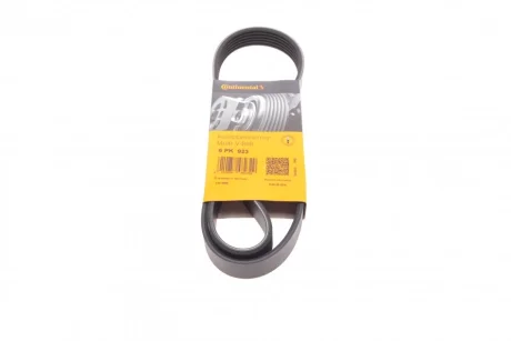 Ремінь генератора VW T4/Caddy 1.9D/TD 90-03/Toyota Corolla/Auris 1.4D 06-14/Kia Rio 1.25 17- CONTINENTAL Contitech 6PK923