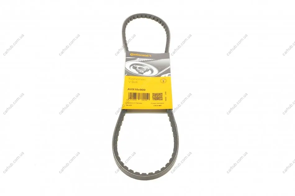 Ремінь генератора Nissan Terrano 2.4 93-07/BMW 3 (E30) 1.6/1.8 82-9/Audi 80 1.6/2.0 75-96 CONTINENTAL Contitech AVX10X900 (фото 1)