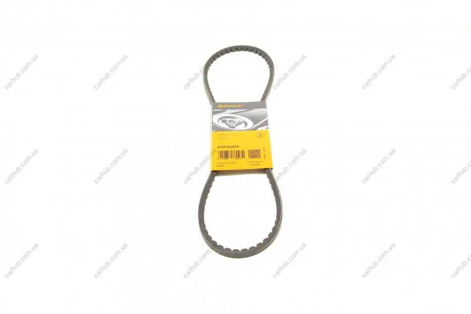 Ремінь генератора VW T4 1.9D/TD 90-03/Toyota Corolla/Land Cruiser 1.6i/2.4D 82-90 CONTINENTAL Contitech AVX10X975 (фото 1)