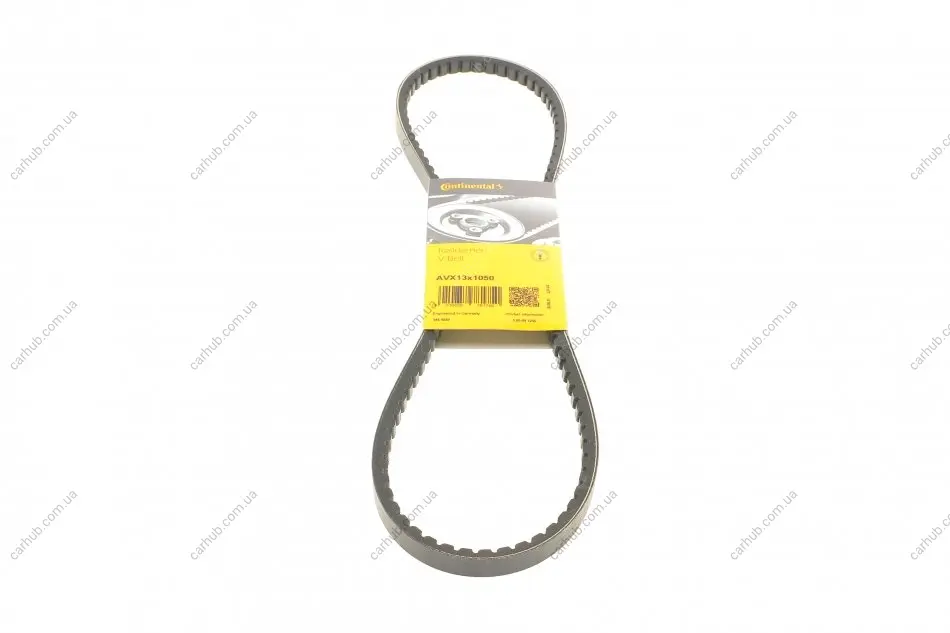 Ремінь генератора VW Golf 1.5/1.6 77-83/Toyota Hilux/Land Cruiser 1.8/3.5 83-01/Audi 100 2.0D 78-83 CONTINENTAL Contitech AVX13X1050 (фото 1)
