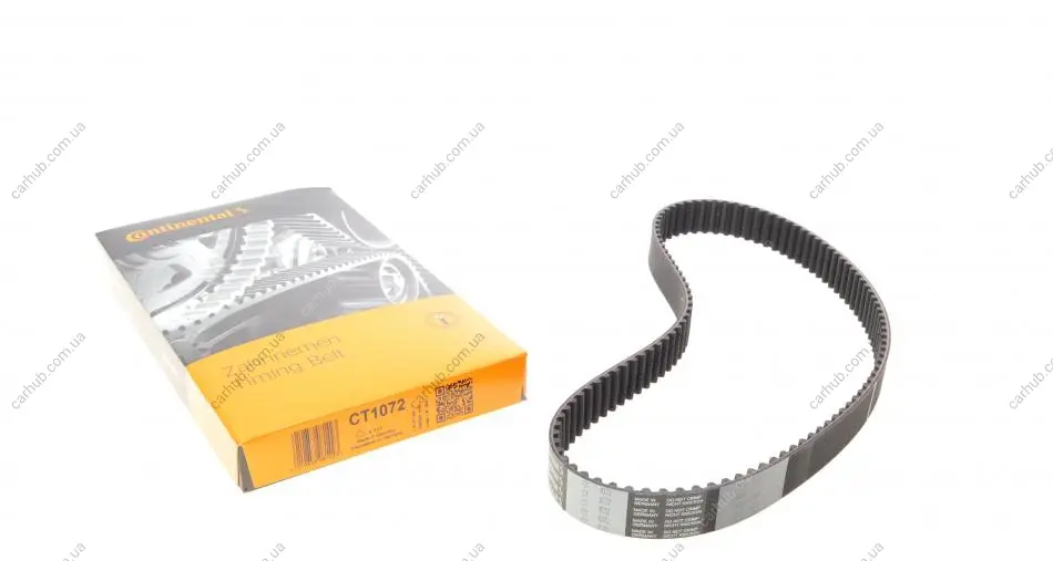 Ремінь ГРМ DAIHATSU CUORE V, CUORE VI, MOVE, SIRION, TREVIS, YRV SUBARU LEONE III, XT TOYOTA DUET 1.0/1.8 11.84- Contitech CT 1072 (фото 1)