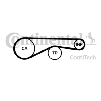 Ремінь ГРМ AUDI A8 D3, Q7 4.0D/4.2D 05.03-07.10 Contitech CT1095