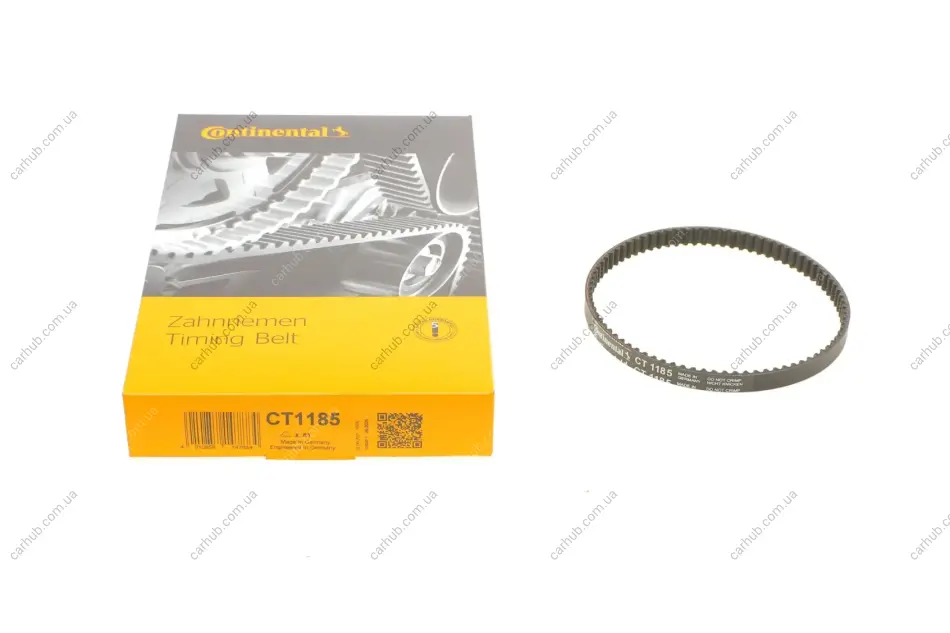 Ремінь ГРМ VW Caddy/Golf/Polo/Audi A3/Q2/Q3/Seat Leon 1.0-1.6 14- (81x10) CONTINENTAL Contitech CT1185 (фото 1)