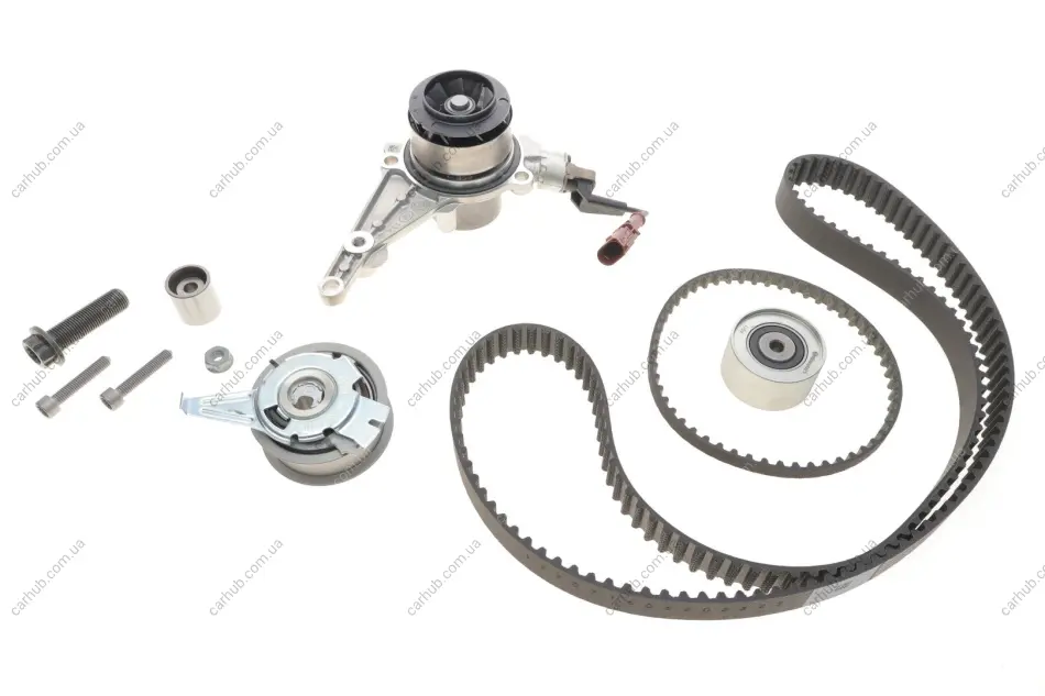 Комплект ГРМ + помпа Audi A3/A6/Skoda Octavia/VW Caddy V 2.0 TDI 18- (2 ременя) (25x149z/10.2x475x53z) Contitech CT1229WP2PRO (фото 1)