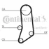 Пас ГРМ Fiat Fiorino/Uno 1.1-1.5i 83-93 (19x118z) Contitech CT594 (фото 1)