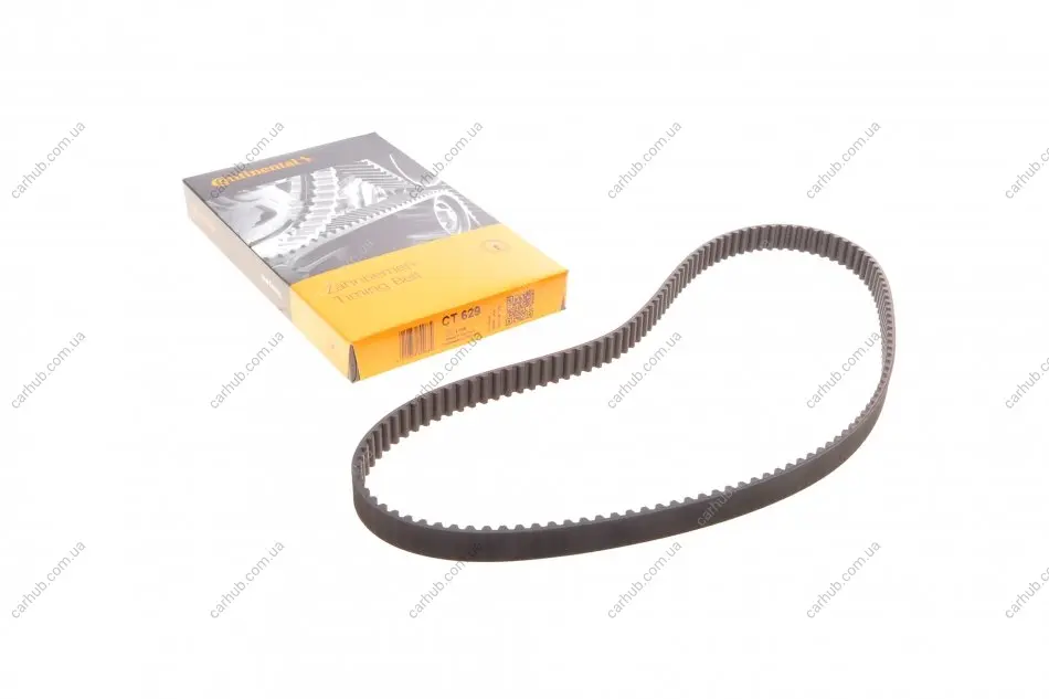Ремінь ГРМ SEAT CORDOBA, CORDOBA VARIO, IBIZA II TRABANT 1.1 VW GOLF II, GOLF III, JETTA II, POLO, POLO CLASSIC, POLO II, VENTO 1.0-1.4 08.83-12.02 Contitech CT 629 (фото 1)