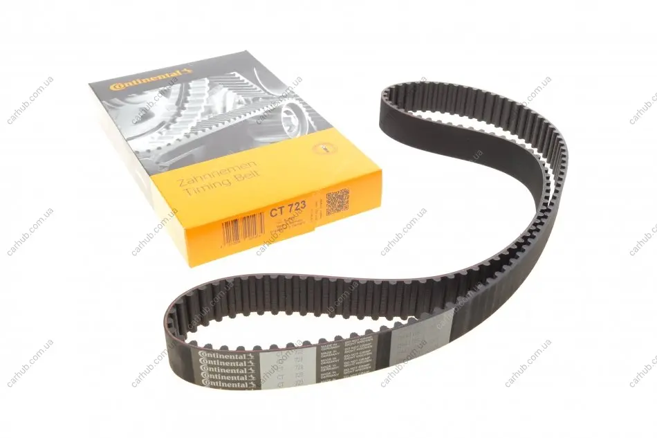 Ремінь ГРМ TOYOTA CHASER, CRESTA V, DYNA, DYNA 100, DYNA 150, HIACE IV, HILUX V, HILUX VI, LAND CRUISER, LAND CRUISER PRADO VW TARO 2.4D/2.8D/3.0D 08.87- Contitech CT 723 (фото 1)