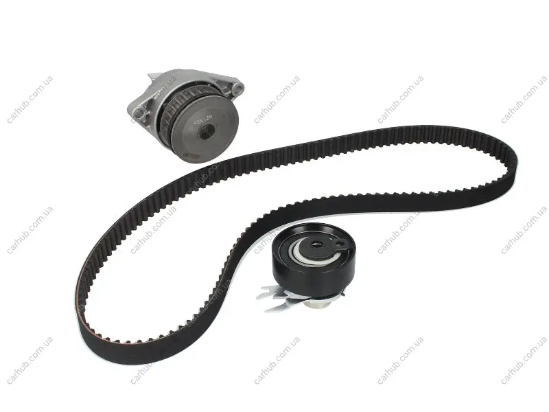 Комплект ГРМ (ремінь + ролик + водяний насос) SEAT CORDOBA, CORDOBA VARIO, IBIZA II, INCA SKODA FELICIA I, FELICIA II, OCTAVIA I VW CADDY II, GOLF III, POLO, POLO III 1.6 09.92-09.04 Contitech CT 847 WP1 (фото 1)