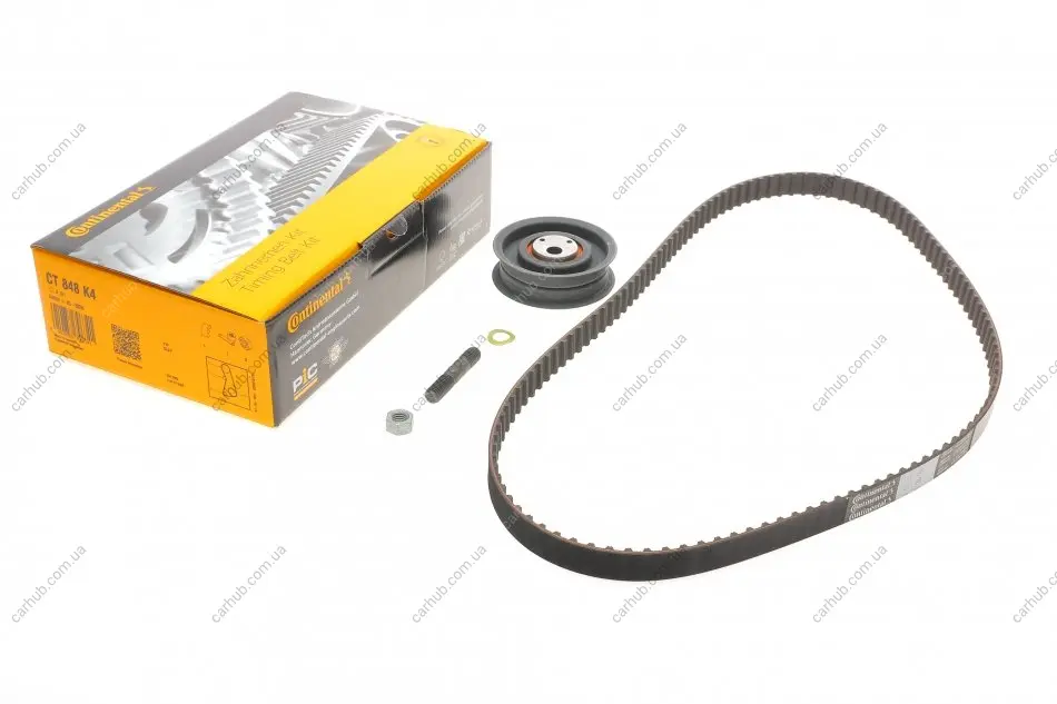 Комплект ГРМ VW Caddy/T4/LT 1.6-2.0 91-01 (18x121z) CONTINENTAL Contitech CT848K4 (фото 1)