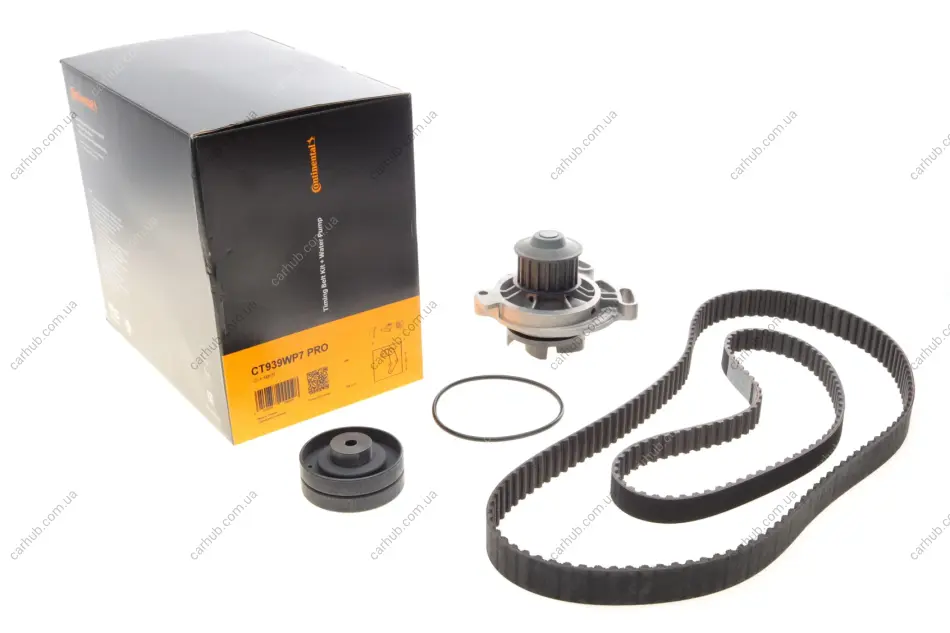 Комплект ГРМ + ТНВД + помпа VW T4 2.4D/2.5 90-03 57kw (26.5x122z/20.1x77z) CONTINENTAL Contitech CT939WP7PRO (фото 1)