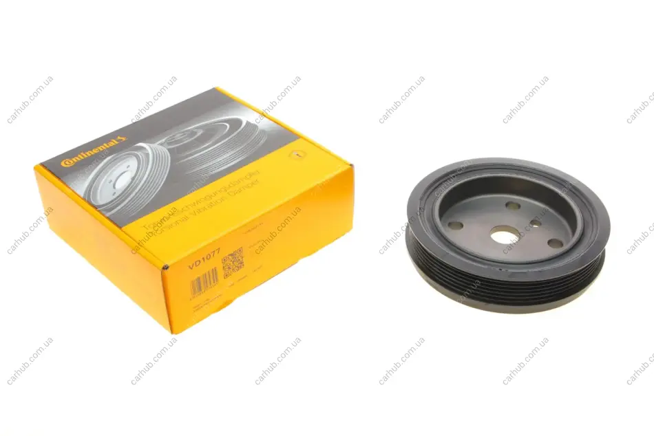 Шків колінвалу Volvo S60/S80/XC90 2.4D 02-14 (6PK) Contitech VD1077 (фото 1)