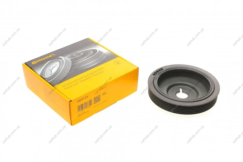Шків колінвалу Renault Scenic/Twingo/Megane/Modus/Dacia Sandero 1.5dCi 04- (6PK) CONTINENTAL Contitech VD1113 (фото 1)