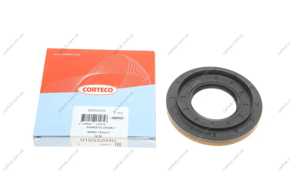 Сальник півосі BMW 3 (E46/E90/F30/F80)/5 (E39/E60/F10)/7 (E38/E65-67) (44x90.1x10x15.5) CORTECO 01033294B (фото 1)