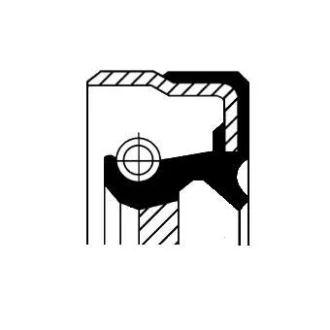 Прокладка коробки передач (25x41x8) VOLVO C70 I, S40 I, S60 I, S70, S80 I, V40, V70 I, V70 II 1.8-2.5D 07.95-04.10 CORTECO 01034060B
