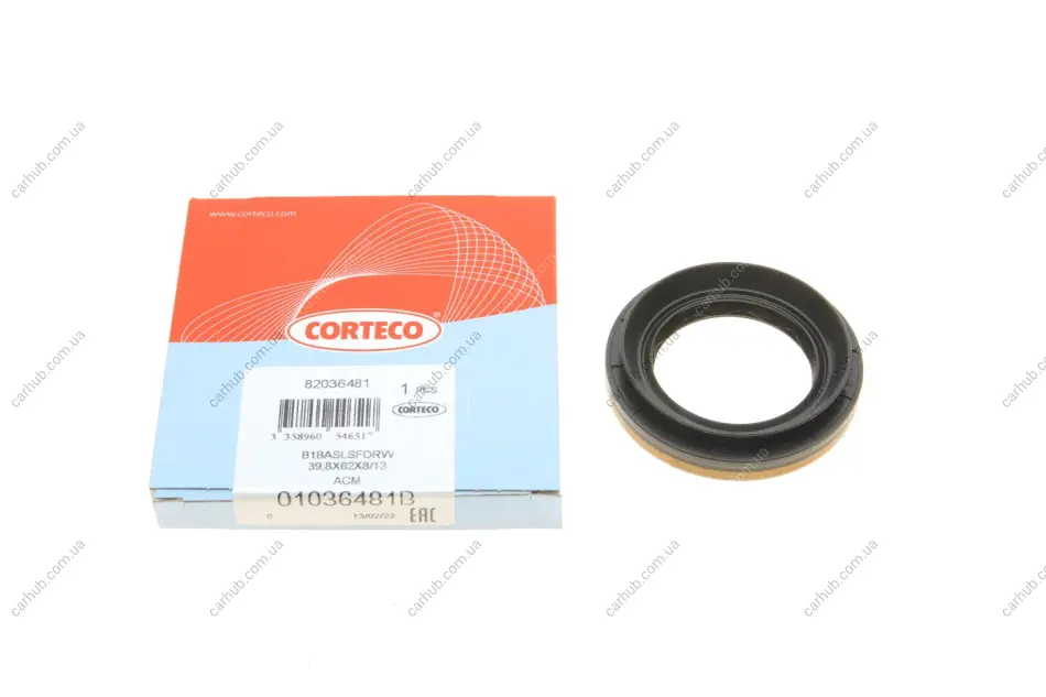 Сальник КПП Ford Transit Connect 1.5 TDCi 15- (39.9x62x8/13) CORTECO 01036481B (фото 1)