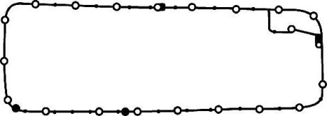 Прокладка поддона BMW 3 (E36) 1.6-1.8i 93-00 M43/M44 CORTECO 026335P