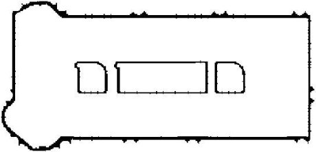Прокладка кришки клапанів Ford Transit 2.3i 06-/Focus/Mondeo/Mazda 3/5/6 1.8/2.0 02- (к-кт) CORTECO 026580P