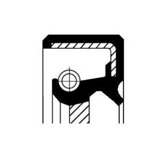 Сальник КПП Toyota Rav 4 II 1.8 00-05 (25x37x8) CORTECO 19016634B