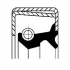 Ущільнення двигуна (50x50x9) TOYOTA HIACE IV, HILUX IV, HILUX V, HILUX VI 1.8-2.7 08.83-08.06 CORTECO 19017041B (фото 1)