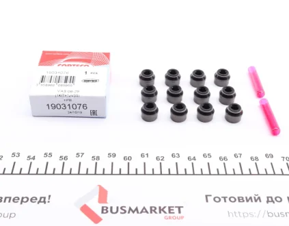 Сальник клапана (впуск/випуск) BMW 3(E36/46)/5(E60/E34)/7(E38/E65/E66) 1.3D-3.2 86-10 (к-кт 12шт) CORTECO 19031076