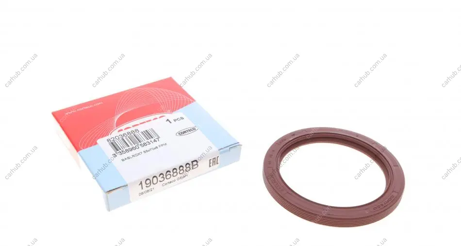 Сальник розподільного валу Volvo V50/V60/V70/XC60/XC90 2.4D 06- (55x70x6) CORTECO 19036888B (фото 1)