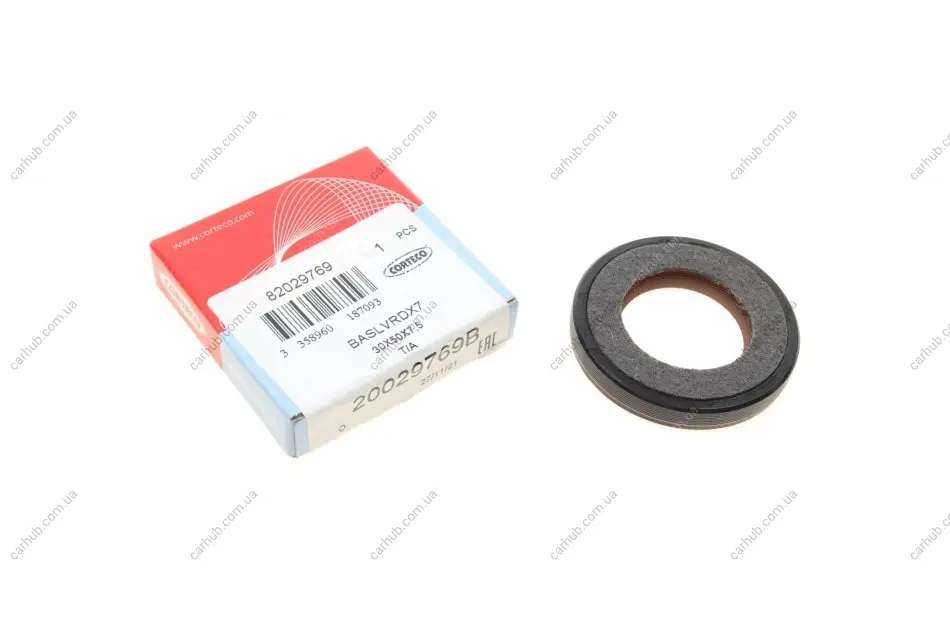 Сальник колінвалу (передній) Ford Connect 1.8TDi 02- (30x50x7.5) CORTECO 20029769B (фото 1)