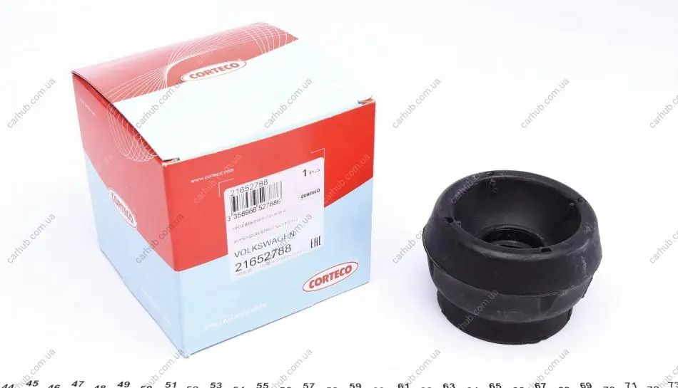 Подушка амортизатора (переднього) Audi A3/Skoda Octavia/VW Bora/Golf IV -06 CORTECO 21652788 (фото 1)