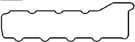 Прокладка кришки клапанів Mitsubishi Pajero 2.8TD 95-99 CORTECO 440228P