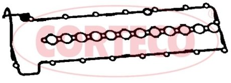 Прокладка крышки клапанов BMW 5 (E39/E60) 2.5-3.0 d (M57) 98-10 CORTECO 440435P