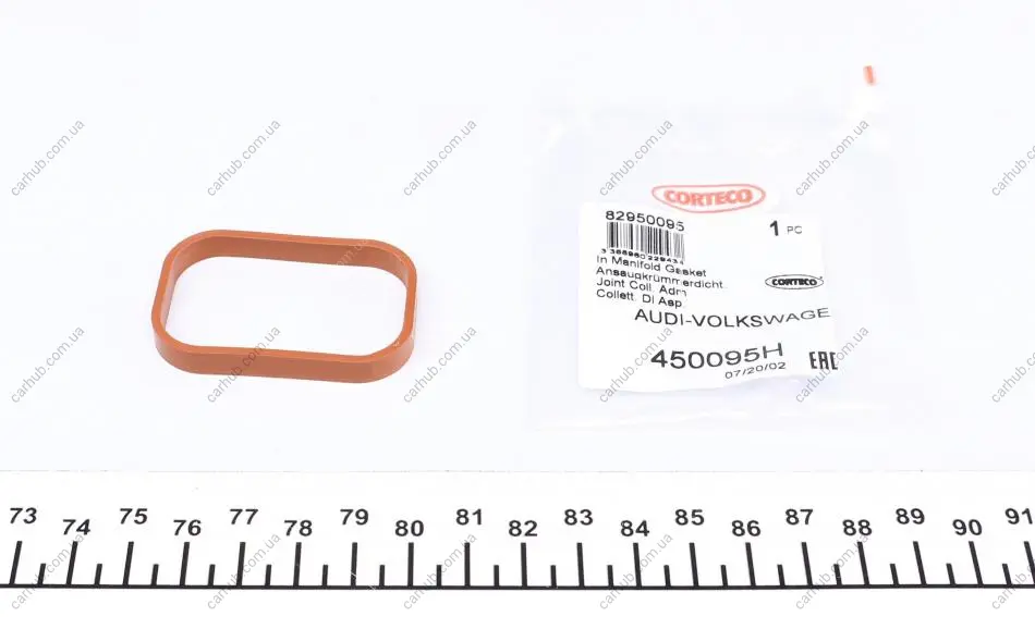 Прокладка корпуса колектора впускного VW Golf V/VI 1.4 TSI 03- CORTECO 450095H (фото 1)
