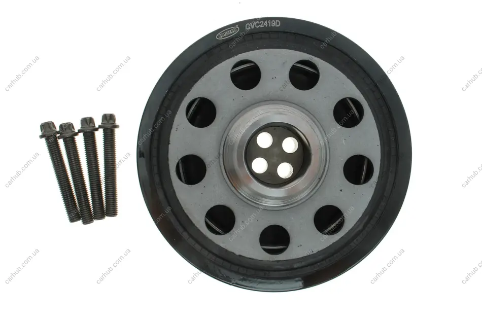 Шків колінвалу BMW 3 (E90/F30/F80)/ 5 (F10) 1.6-2.0 d 07- (з болтом), N47/M47 CORTECO 49419115 (фото 1)