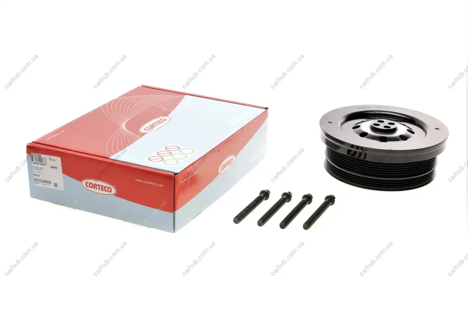Шків колінвалу BMW 3 (E46/E90/E91)/5 (E60)/X5 (E53/E70) 2.5D/3.0D 02-12 (к-кт)(d=192mm) CORTECO 80004866 (фото 1)