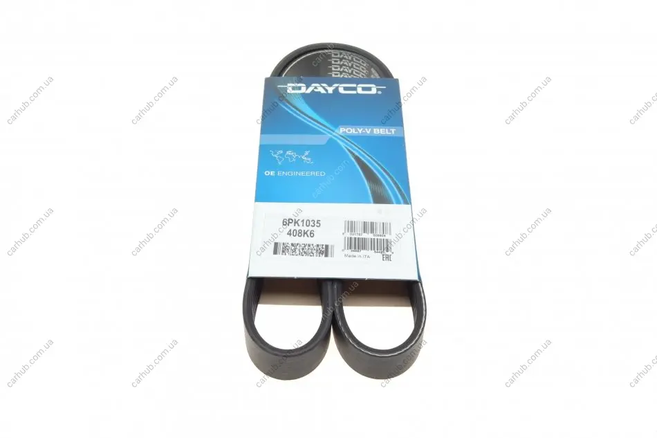 Ремінь генератора VW Caddy 1.9D/SDI -03 (WP,TP) DAYCO 6PK1035 (фото 1)