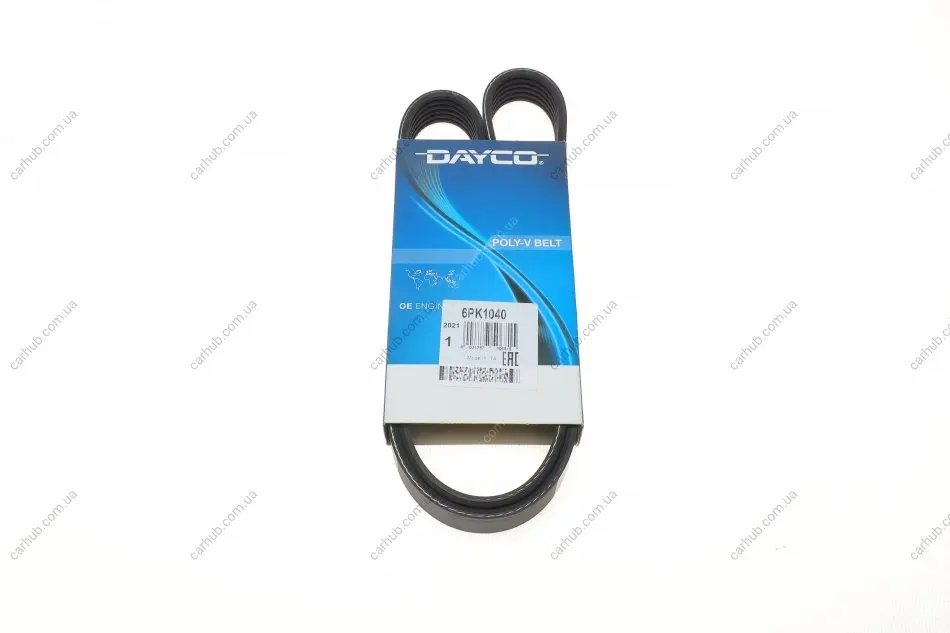 Ремінь генератора Lexus RX 03-08 DAYCO 6PK1040 (фото 1)